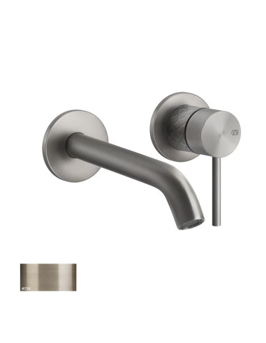 Miscelatore Gessi a incasso per lavabo canna lunga serie 316 Intreccio cod.54186 + 54198 con parte incasso - Kallea