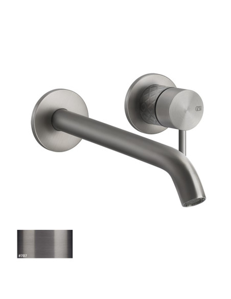 Miscelatore Gessi a incasso per lavabo canna lunghezza personalizzabile serie 316 Intreccio cod.54189 + 54198 con parte incas...