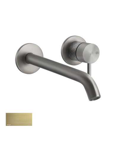 Miscelatore Gessi a incasso per lavabo canna lunghezza personalizzabile serie 316 Intreccio cod.54189 + 54198 con parte incas...