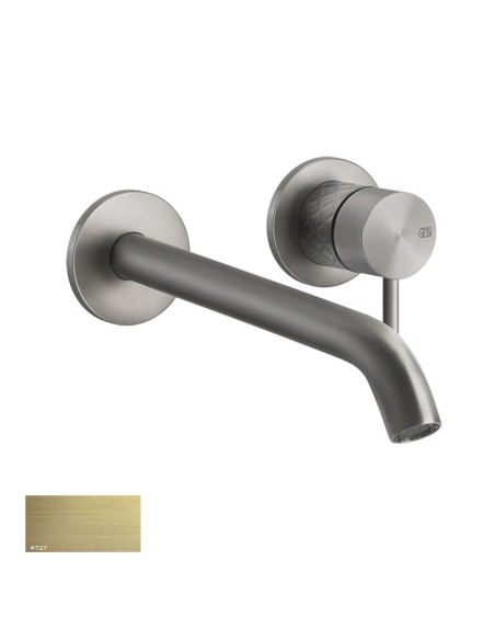 Miscelatore Gessi a incasso per lavabo canna lunghezza personalizzabile serie 316 Intreccio cod.54189 + 54198 con parte incas...