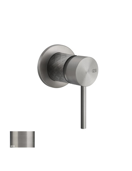 Miscelatore a parete lavabo/doccia Gessi 1 via serie 316 Intreccio cod.54119 esterna cod.54055 incasso - Kallea