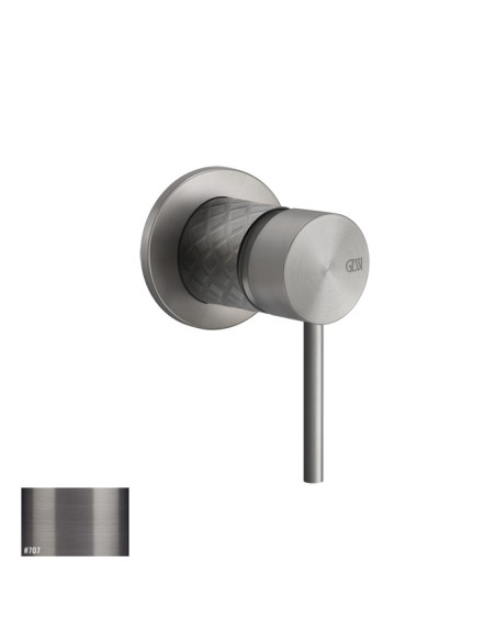 Miscelatore a parete lavabo/doccia Gessi 1 via serie 316 Intreccio cod.54119 esterna cod.54055 incasso - Kallea