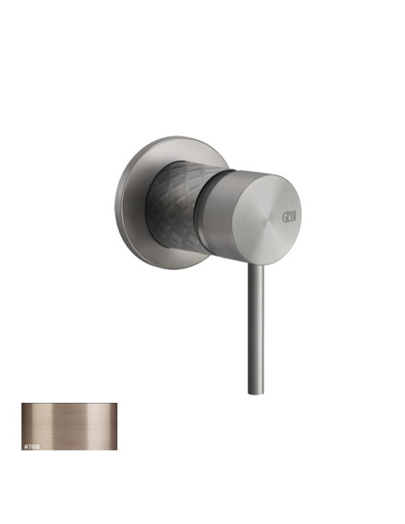 Miscelatore a parete lavabo/doccia Gessi 1 via serie 316 Intreccio cod.54119 esterna cod.54055 incasso - Kallea