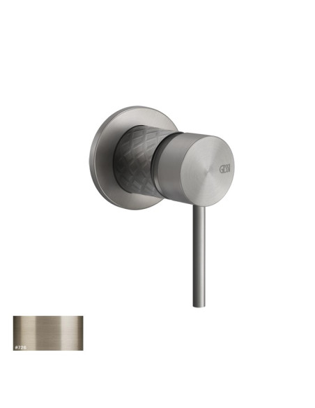 Miscelatore a parete lavabo/doccia Gessi 1 via serie 316 Intreccio cod.54119 esterna cod.54055 incasso - Kallea