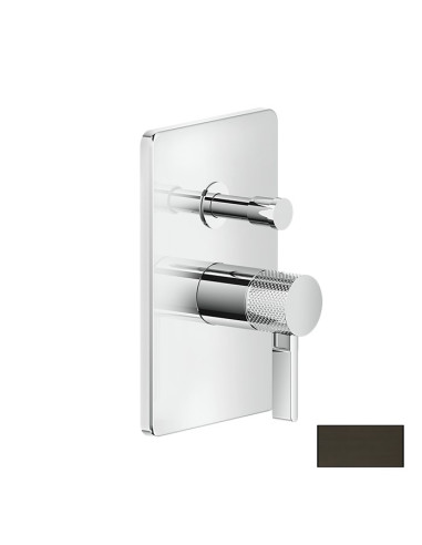 Miscelatore Gessi incasso doccia Serie Inciso a parete 2 vie cod.58079 esterna cod.44673 interna - Kallea