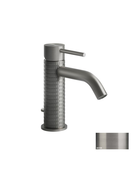 Miscelatore lavabo Gessi serie 316 meccanica cod.54201 con scarico e flessibili di collegamento - Kallea