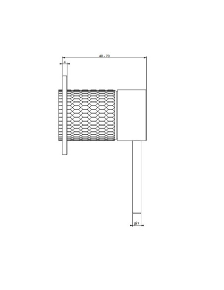 Miscelatore a parete lavabo/doccia Gessi 1 via serie 316 Meccanica cod.54219 esterna cod.54055 incasso - Kallea