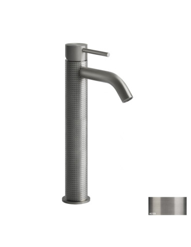 Miscelatore Lavabo alto Gessi serie 316 Cesello bocca corta cod.54409 senza scarico con flessibili di collegamento - Kallea