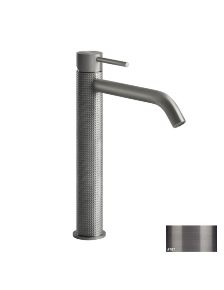 Miscelatore Lavabo alto Gessi serie 316 Cesello bocca lunga 54406 con flessibili di collegamento - Kallea