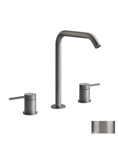 Miscelatore Gessi serie 316 Cesello 3 fori cod.54411 con flessibili di collegamento - Kallea