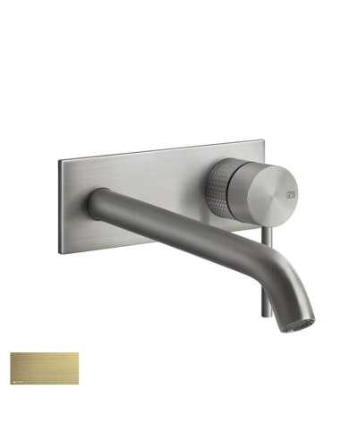 Miscelatore Gessi a incasso per lavabo canna lunga serie 316 Cesello cod.54490 + 54198 con parte incasso - Kallea