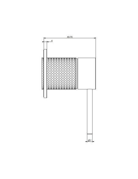 Miscelatore a parete lavabo/doccia Gessi 1 via serie 316 Cesello cod.54419 esterna cod.54055 incasso - Kallea