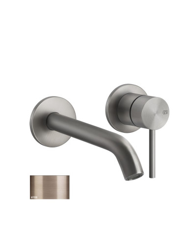 Miscelatore Gessi per lavabo a parete canna media serie 316 Flessa cod.54083 esterna cod.54198 incasso - Kallea