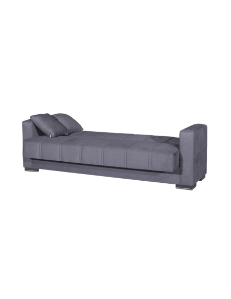 Divano letto Thales con contenitore grigio - Kallea