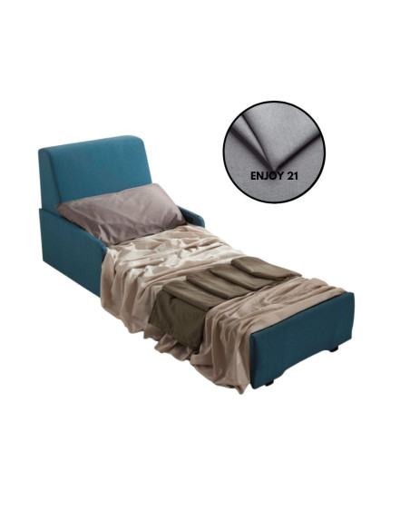 Poltrona letto estraibile Elly II colore grigio - Kallea