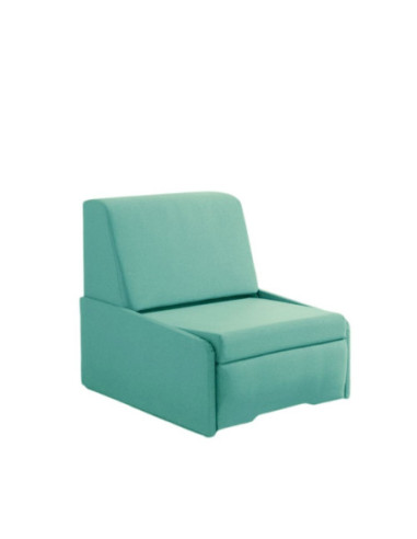 Poltrona letto estraibile Elly II colore verde acqua - Kallea